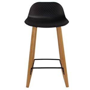 Arco_Stool_Black_Front