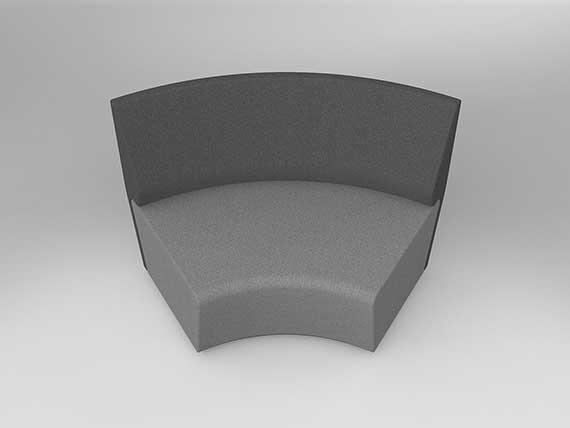 Collaborate Loop Curved 60° Outer Backrest 2