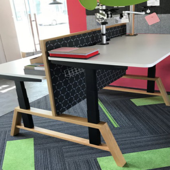 Electric Sit Stand workstation - Configure Timber Ergonomic Desk