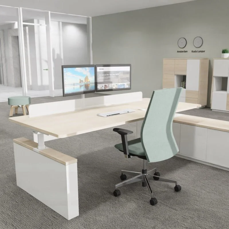 WORKWAYS Sit-Stand Adjustable Workstation