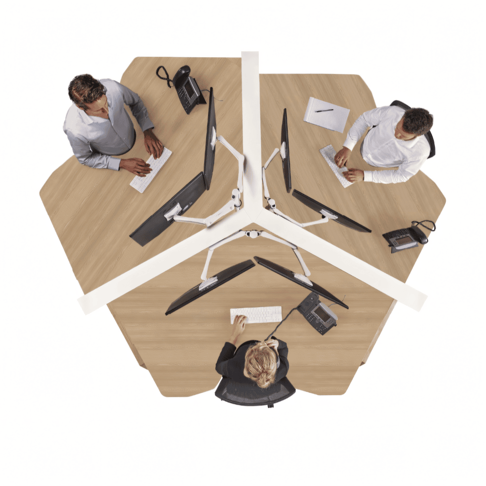 MAX HYBRID Sit-Stand Adjustable Workstation