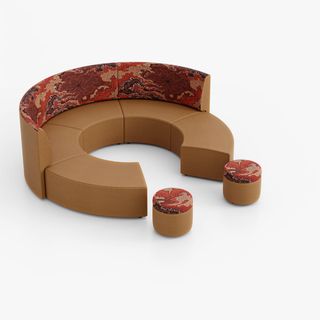 YARNING CIRCLE Ottoman