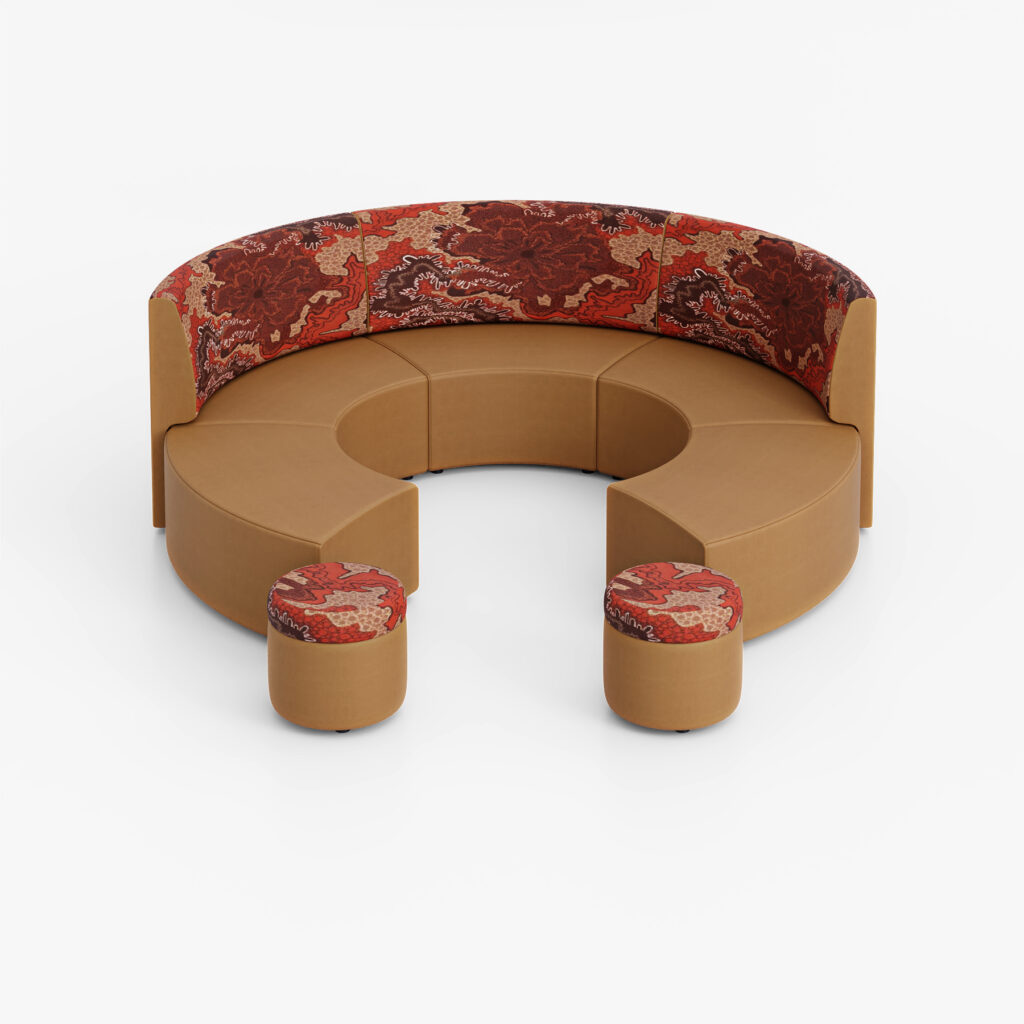 YARNING CIRCLE Ottoman