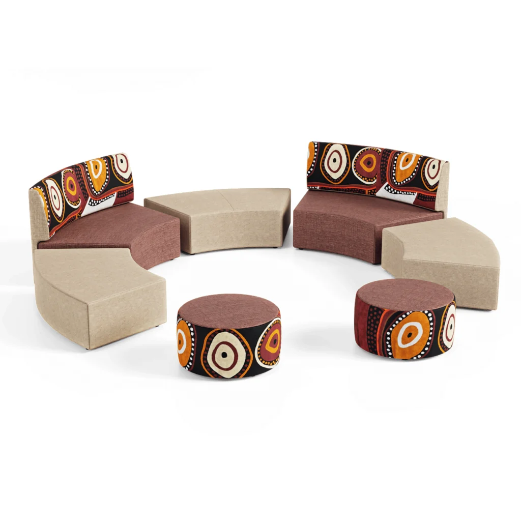 YARNING CIRCLE Ottoman